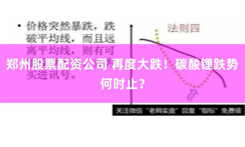 郑州股票配资公司 再度大跌！碳酸锂跌势何时止？